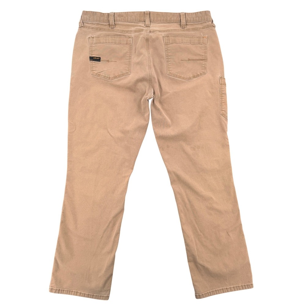 Ariat 40x32 Rebar M4 Relaxed Straight Made Tough Work Pants Khaki 10030239 Work